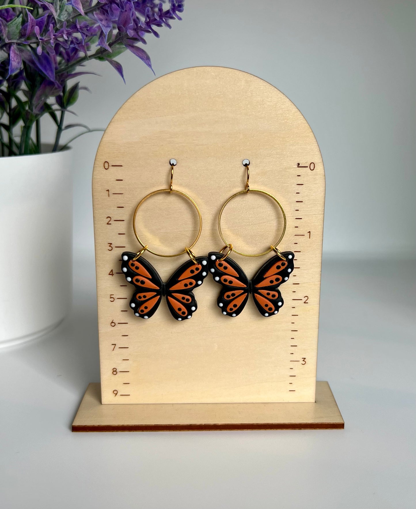 Large Butterfly Dangles