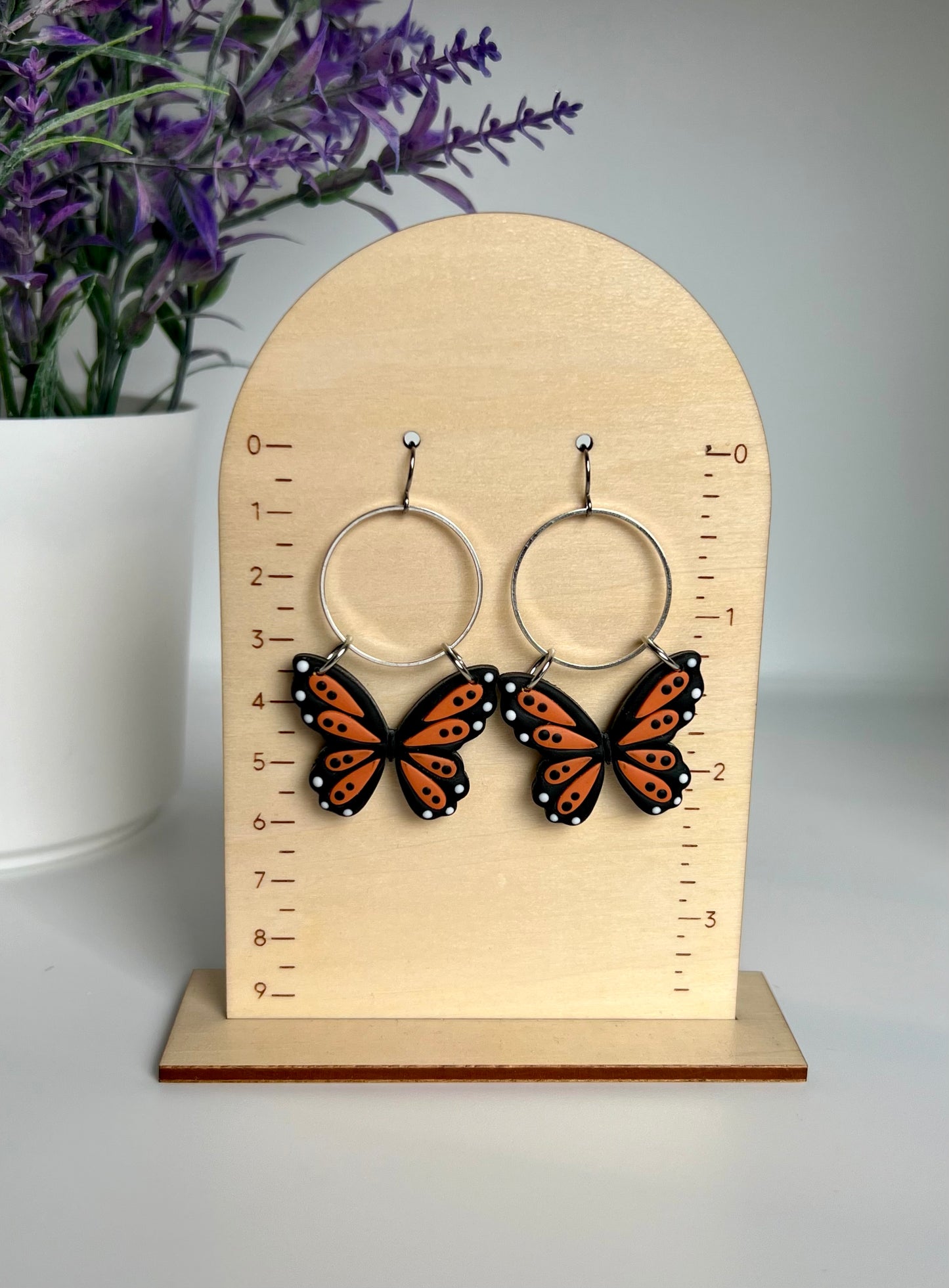 Large Butterfly Dangles